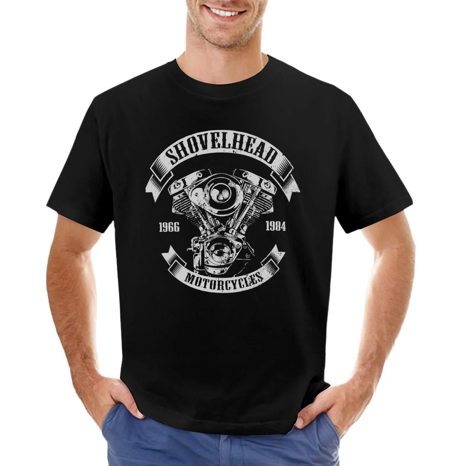 Mens Best Shovelhead Graphic For Fans T-Shirt cute clothes Tee shirt men t shirt